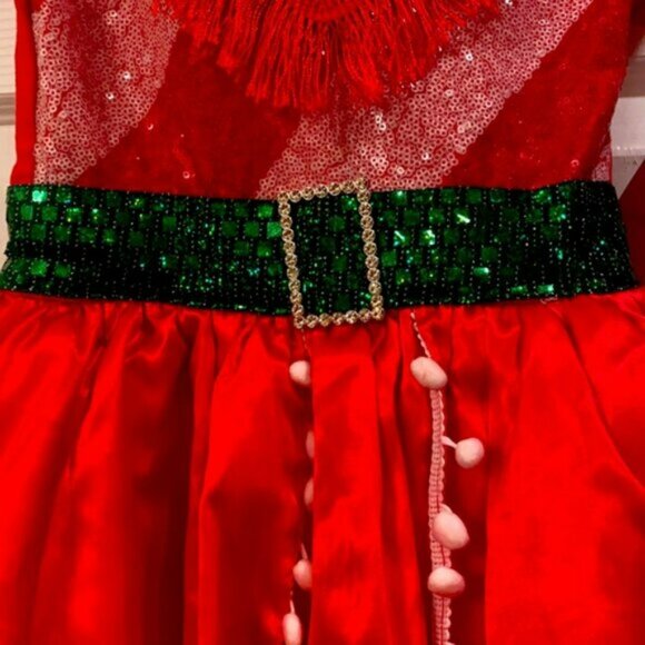 NWT JOJO SIWA Christmas dress bling sequin AMAZING - Picture 4 of 14